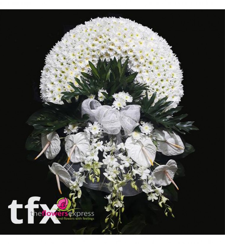 Peace And Prayer Sympathy Flowers Buy Funeral Flowers Online